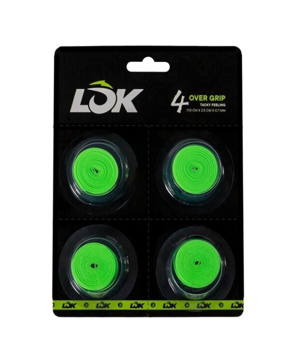 Overgrip 4 unidades Lok verde