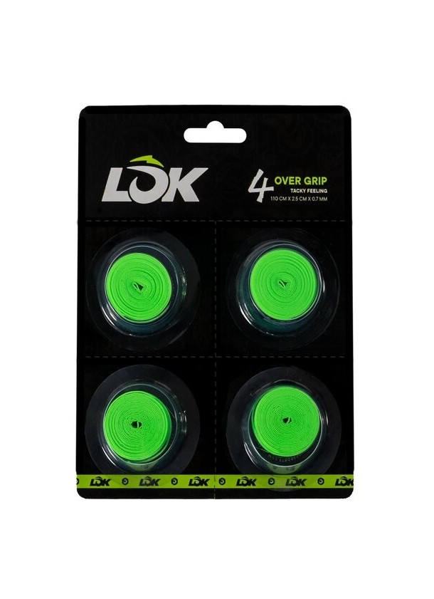 Overgrip 4 unidades Lok verde